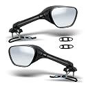 Black Rear View Mirrors Smoke Turn Signals Replacement for Suzuki GSXR 600 750 1000 2005-2015