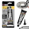 LOCBONDSO Black RTV Silicone Sealant, High Temp Silicone Gasket Maker, 3 oz