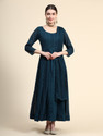 BLACK SCISSOR Women Embroidered Anarkali Kurta