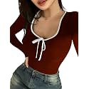 Black Slim Fit Scoop Neck Top Long