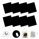 Black Sublimation Transfer Ink Paper 8 Sheets 12 * 10in