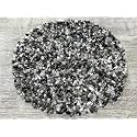 Black Tourmaline with Quartz Chips – Natural Mini Black Tourmaline with Quartz Stones, Crushed Undrilled Black Tourmaline with Quartz, Semi-Tumbled Genuine Black Tourmaline with Quartz (1/4 lb)