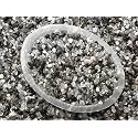 Black Tourmaline with Quartz Chips – Natural Mini Black Tourmaline with Quartz Stones, Crushed Undrilled Black Tourmaline with Quartz, Semi-Tumbled Genuine Black Tourmaline with Quartz (1/8 lb)