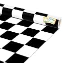 Black White Checkered Bulletin Board Paper Roll Black Plaid Bulletin Board Background Paper Back to School Classroom Decoration Poster for Art Craft DIY Home Office Classroom Supplies 17.7in x 20ft