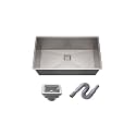 BLACKADO 304 GRADE STAINLESS STEEL SINGLE BOWL HAND MADE KITCHEN SINKS (27 * 20 * 10 inches, 27 * 20 * 10 Single Bowl)