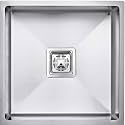 304 GRADE STAINLESS STEEL SINGLE BOWL HAND MADE KITCHEN SINK B (18 * 16 * 10, 18 * 16 * 10 SINGLE BOWL) - SATIN FINISH (SILVER)