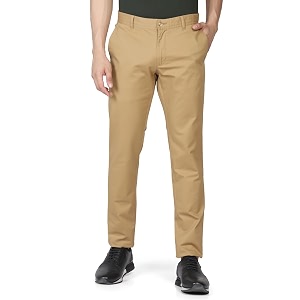 blackberrys men39s cotton solid slim fit casual trousers