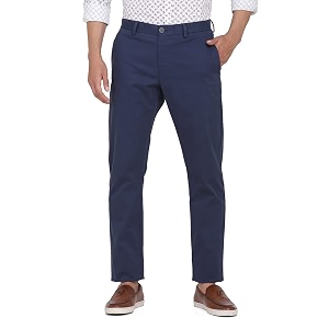 blackberrys men39s cotton solid slim fit casual trousers
