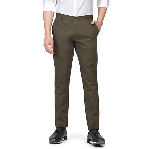 blackberrys men39s cotton solid slim fit casual trousers