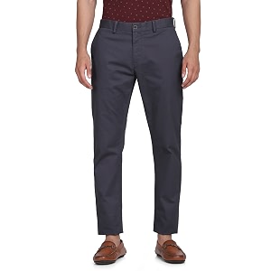 blackberrys men39s cotton solid slim fit casual trousers
