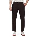 Blackberrys Men's Cotton Solid Slim Fit Casual Trousers