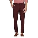 Blackberrys Men's Cotton Solid Slim Fit Casual Trousers