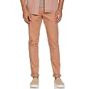 Blackberrys Men's Cotton Solid Slim Fit Casual Trousers
