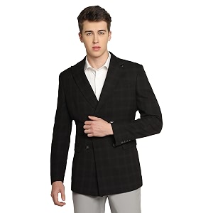 blackberrys Mens Slim Blazer BP-CH-OARK2 Black 48