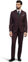 Blackberrys Fitted Solid Men Suit