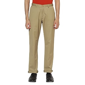 Blackberrys Mens Cotton Slim Fit Casual Trousers