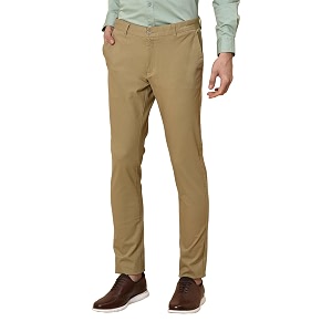 Blackberrys Mens Cotton Slim Fit Casual Trousers
