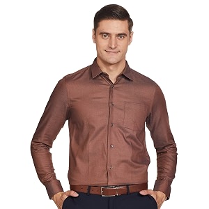 Blackberrys Mens Slim Dress Shirt NL-O-DOFi57 Mustard