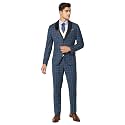 Blackberrys Men Poly-Blend Checks Slim Fit Shawl