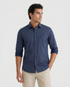 Blackberrys Men Printed Casual Blue Shirt