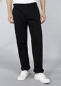 Blackberrys Men Slim Fit Black Cotton Blend