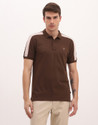 Blackberrys Men Solid Polo Neck Cotton Blend