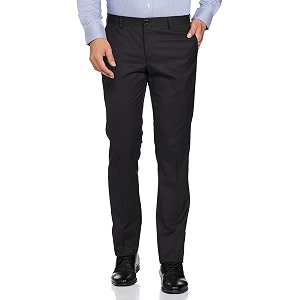 blackberrys Mens 4 Pocket Check Formal Trousers