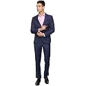 blackberrys Mens Notched Lapel Textured 2 Piece Suit