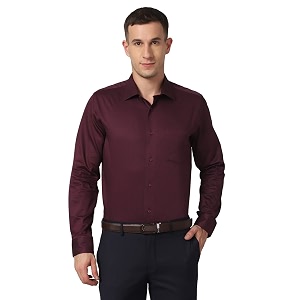 blackberrys Printed Cotton Slim Fit Mens Shirt