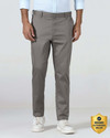 Blackberrys Regular Fit Men Grey Trousers