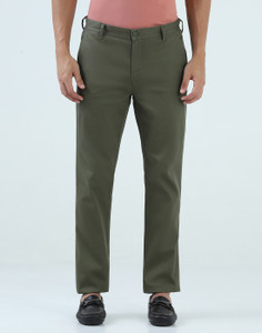 Blackberrys Slim Fit Men Green Trousers