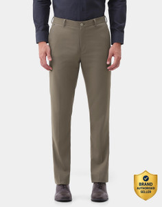 Blackberrys Slim Fit Men Green Trousers