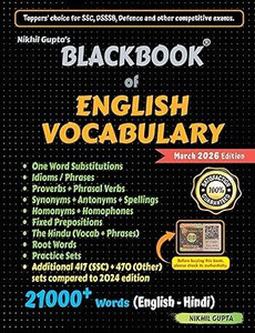 Blackbook Of English Vocabulary 2026 Edition English