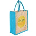 BLACKBOXES Eco-Friendly Printed Jute Hand Bag-Reusable Tiffin