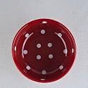 BLACKCARROT Blue and White Moroccan Ceramic Large Bowl, 7.5 Inch | Ideal for Serving Snacks, Appetizers, Salads &amp; Noodles | Microwave &amp; Dishwasher Safe