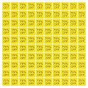 BlackDreams 25mm Percent Off Stickers Clearance Discount Self Adhesive Labels for Retail Store Clearance, 1 Inch Pricemarker Tag Stickers - Square, Yellow - 75% Off