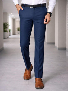Blackhem Slim Fit Men Blue Trousers