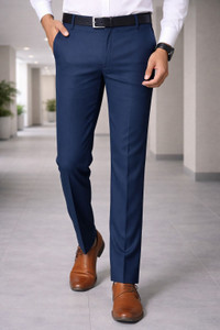 Blackhem Slim Fit Men Blue Trousers