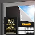 Blackout Curtains 100% Blackout Blinds Window Cover Portable Shades 118x57”