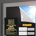 Blackout Curtains 100% Blackout Blinds Window Cover Portable Shades 79”x57”