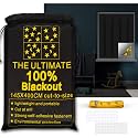 Blackout Curtains 100% Blackout Blinds Window Cover Portable Shades 157x57”
