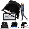 Blackout Crib Tent for Pack &amp; Play, Toddler Travel Bed