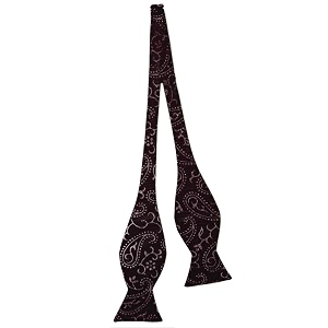 blacksmith black self tie bowtie for men