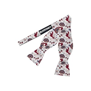 blacksmith black self tie bowtie for men