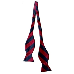 blacksmith black self tie bowtie for men
