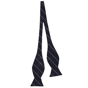 blacksmith black self tie bowtie for men