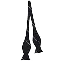 BLACKSMITH Black Self Tie Bowtie for Men