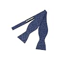 BLACKSMITH Black Self Tie Bowtie for Men