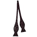 BLACKSMITH Black Self Tie Bowtie for Men