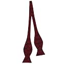 BLACKSMITH Black Self Tie Bowtie for Men